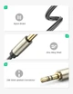 Аудіо кабель UGREEN AV127 3.5mm to 6.35mm TRS Stereo Audio Cable 2m (Gray)(UGR-10628) (UGR-10628) - зображення 7