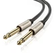 Аудіокабель UGREEN AV128 6.5mm Male to Male Audio Cable Gray 2m (UGR-10638) (UGR-10638) - зображення 1