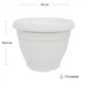 Горщик для квітів Form-Plastic Дона теракот 110 л (0173-010) - зображення 3
