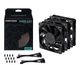 Вентилятор Phanteks M25 PWM Fan 3-pack 3x120mm Black (PH-F120M25_PWM_BBK01_3P) - изображение 8