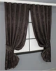 Комплект коротких штор VR-Textil Жакард Sultan XO № 1122ш 130х170 см 2 шт Венге (35-0092) - изображение 2