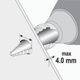 YT-44740 Свердло конусне HSS d6-38 мм,l=105 - зображення 3