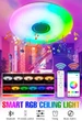 RGB Люстра с Bluetooth колонкой 37 см 60W Светильник с регулировкой яркости и блютуз колонкой GS-7063 - изображение 10