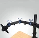 Настільне кріплення для двох моніторів UKC Desk Mount VESA 15"-30" кронштейн на два монітори Чорний - зображення 7