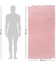 Полотенце вафельное Lovely Svi для ванной 90х180 см XXL Розовый (6903122402421) - изображение 3