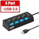 Док-станция XON SmartHub Switch 4хUSB2.0 Черный (UHASP040042B 5016) - изображение 2