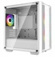 Корпус Deepcool cc360 argb, White, без бп, Mini Tower, Micro atx/Mini itx, макс. cpu - 165 мм / gpu - 320 мм, 1xUSB 3.0 / 1xUSB 2.0, 3x120 мм argb, бічна панель із загартованого скла (r-cc360-whapm3-g-1) - зображення 2
