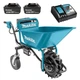 Тачка аккумуляторная с ковшом Makita DCU180 BEO1 (набор) - изображение 1
