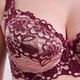 Бюстгальтер Diorella 63329 DD бордовий 80DD - зображення 2