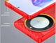 Чохол Lenuo Carbon Fiber для Honor Magic5 Lite Red - изображение 5