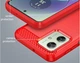 Чохол Lenuo Carbon Fiber для Motorola Moto G54 / G54 Power Red - изображение 4