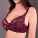 Бюстгальтер Finikin 5057 DD бордовый 85DD - изображение 1