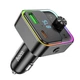 АЗП з FM-модулятором HOCO E81 Fantasy PD30W+QC3.0 car BT FM transmitter Black (6942007612296) - изображение 1