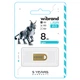 Флеш-накопичувач Wibrand USB 2.0 Lynx 8Gb Gold (WI2.0/LY8M2G) - зображення 2