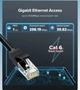 Патч-корд UGREEN NW102 Cat 6 U/UTP Lan Cable 1м Black (UGR-20159) - изображение 4