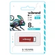 Флеш-накопичувач Flash Wibrand USB 2.0 Chameleon 8Gb Red (WI2.0/CH8U6R) - изображение 2