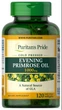 Олія вечірньої примули Puritan's Pride Evening Primrose Oil 1000 mg with GLA 120 Softgels - зображення 1