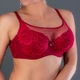 Бюстгальтер Acousma A 6482 D бордовий 85D - зображення 1