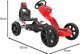 Gokart na pedały Ramiz Grand Ride Czerwony (5903864909562) - obraz 2