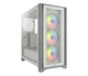 Корпус Corsair iCUE 4000X RGB Tempered Glass White (CC-9011205-WW) - зображення 1
