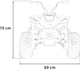 Quad elektryczny Ramiz McLaren Racing MCL 35 Szary (5903864941265) - obraz 2