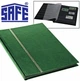 Альбом для марок SAFE кляссер 16 страниц A5 черные страницы зеленая обложка - изображение 3