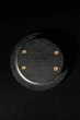 Дизайнерська меблева ручка з дерева 180 мм BUTTON MOON black - зображення 4