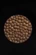 Дизайнерська меблева ручка з дерева 180 мм BUTTON MOON brown - зображення 6