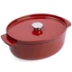 Утятница чугунная с крышкой KitchenAid 30 см 5,6 л красная (CC006063-001) - изображение 1