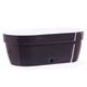 Горшок с автополивом Santino ASTI Window box 12 л антрацит-белый (AST500ANT/WHT) - изображение 1