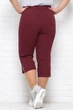 Капрі Tailorfit 421-2, 50, бордовий - зображення 4