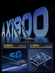 Адаптер WiFi 5G 2.4G двухдиапазонный UGREEN CM495 AX1800 WiFi 6 настольный с двумя антеннами высокий коэффициент усиления 5 дБ и кабелем питания USB micro-B 1 м Black (25226) - изображение 6