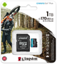 Карта памяти Kingston MicroSDXC 1TB Canvas Go! Plus Class 10 UHS-I U3 V30 A2 + SD-адаптер (SDCG3/1TB) - изображение 3