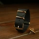 Нейлоновый ремешок NATO для часов 18 mm N-127 Черный - изображение 2