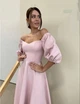 Розовое платье миди длины Annita 4XL розовый 43312348 - изображение 2