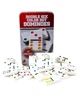 Настільна гра Доміно Double Six Dot Dominoes Set Red у жерстяному боксі - зображення 1