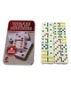 Настільна гра Доміно Double Six Dot Dominoes Set Red у жерстяному боксі - зображення 2