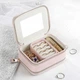 Шкатулка с зеркалом Casegrace SP-01167 Pink для украшений и ювелирных изделий портативная - изображение 3