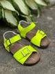 Босоножки кожаные на пробковой подошве Evie shoes 25 (15 см) КБ 763 - изображение 2