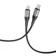 USB Кабель Ridea RC-US42 UltraStrong 30W 3A Type-C to Lightning 2m, Black - зображення 1