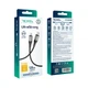 Кабель usb ridea rc-us42 ultrastrong type-c to lightning 30w 1.2m черный - изображение 2