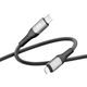 USB Кабель Ridea RC-US42 UltraStrong 30W 3A Type-C to Lightning 2m, Black - зображення 3