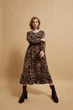 Жіноча сукня MOODO 4210 XXL бежева - изображение 5