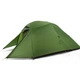 Легкая одноместная палатка с футпринтом Naturehike Cloud Up 1 обновленная NH18T010-T, 20D, темно-зеленая - изображение 2