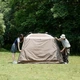 Намет з навісом Naturehike Village CNK2300ZP022, великий, коричневий - зображення 5