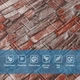 Панель стеновая самоклеющая дизайнерская Sticker Wall Mix 3D (058-2) 700х770х2мм (D) SW-00001917 - изображение 4