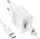 Зарядний пристрій Hoco C106A 10.5W порт 1xUSB + кабель USB-TypeC White (36681) - зображення 4