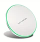 Бездротовий зарядний пристрій Qi Fast Charger 15W з функцією швидкої зарядки для iPhone та Android White - зображення 2