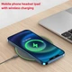 Бездротовий зарядний пристрій Qi Fast Charger 15W з функцією швидкої зарядки для iPhone та Android White - зображення 9