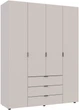 Шкаф для одежды Doros Гелар Кашемир 4 ДСП 155х49.5х203.4 см (80737634) - изображение 2